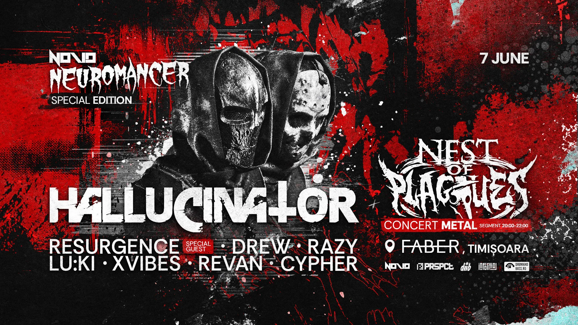 NO\ID NEUROMANCER W/ HALLUCINATOR & NEST OF PLAGUES