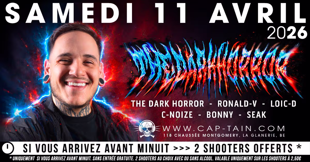 The Dark Horror - Samedi 11 Avril 2026 au Cap'tain