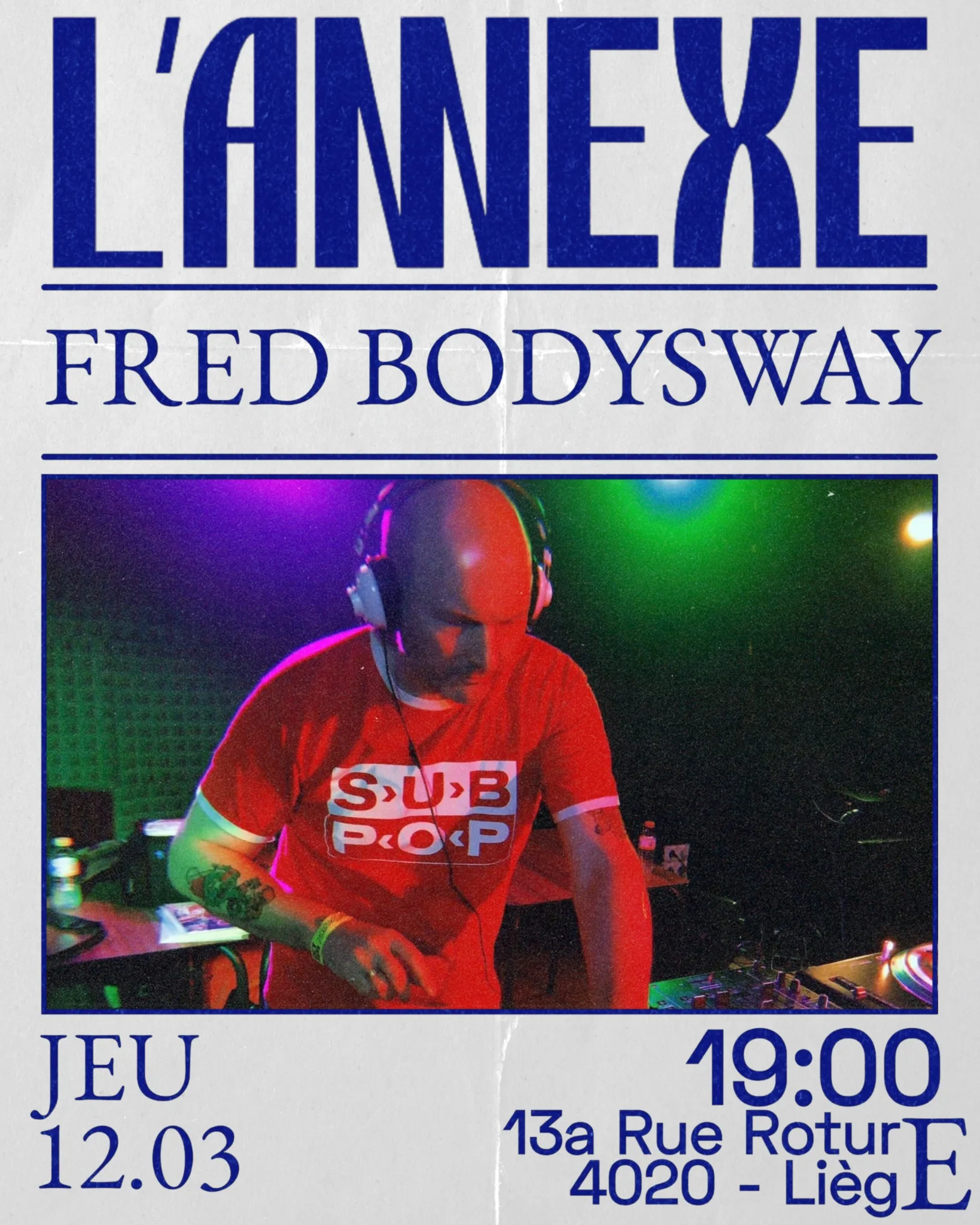FRED BODYSWAY À L'ANNEXE