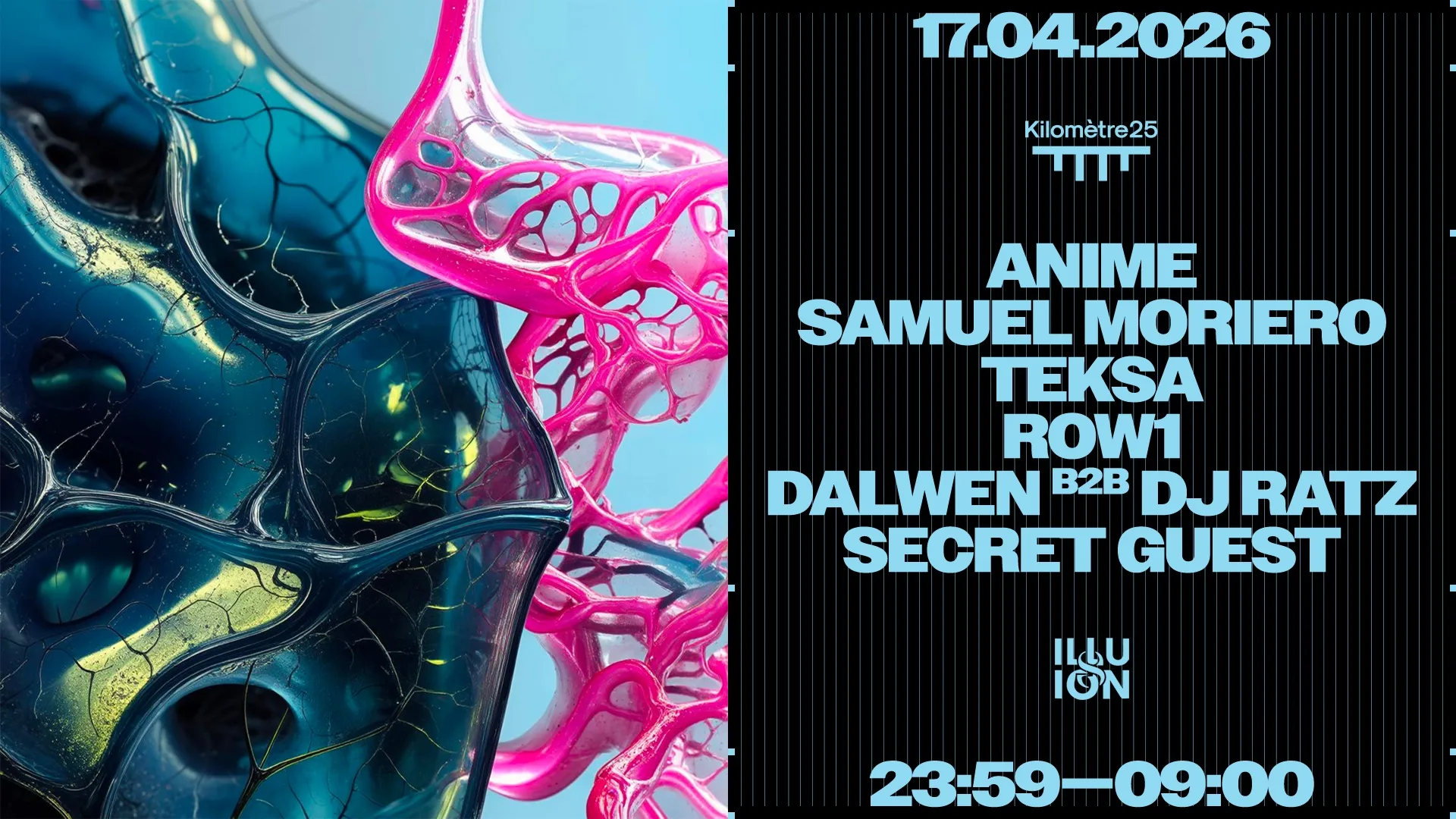 ILLUSION : TEKSA, SAMUEL MORIERO, ANIME, ROW1 & SECRET GUEST