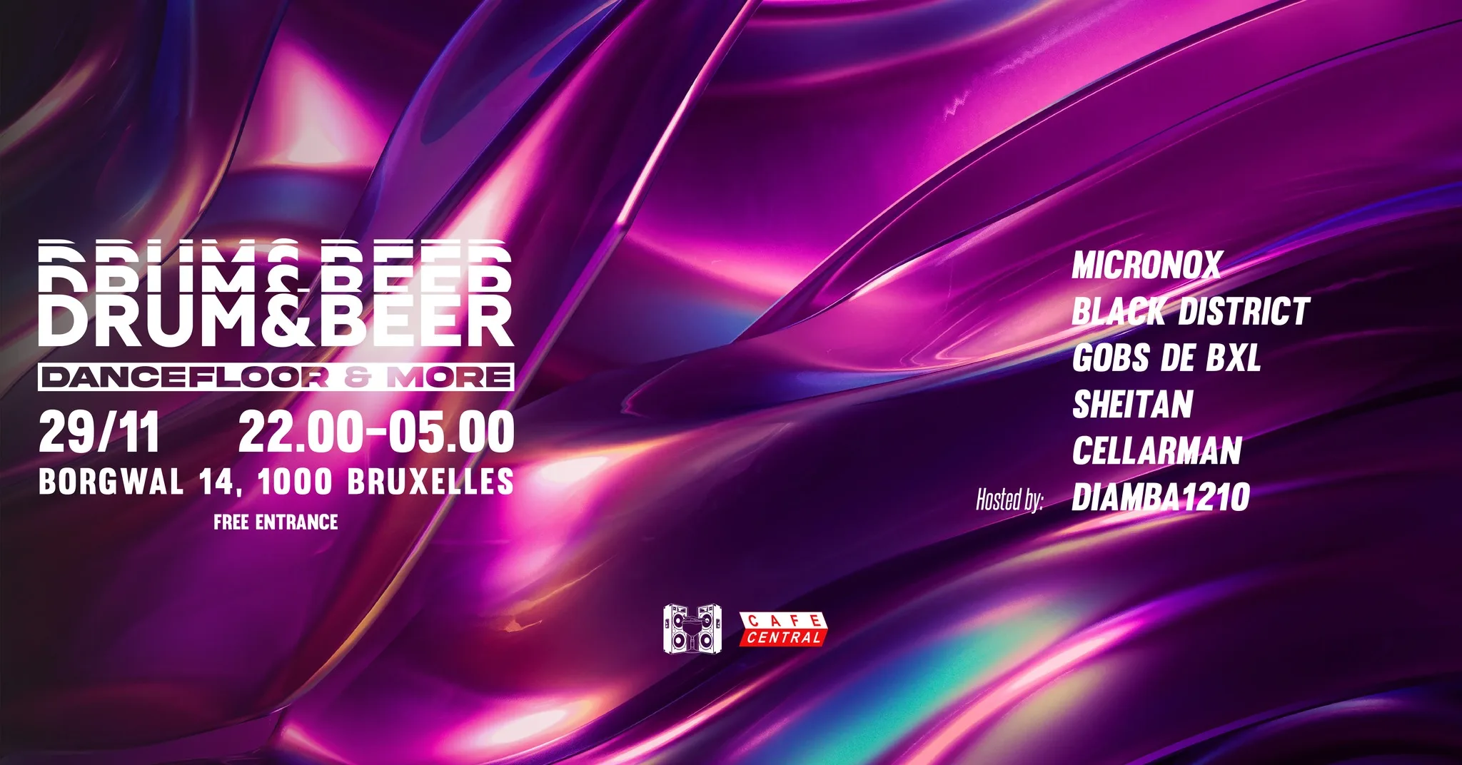 Drum & Beer #35: Dancefloor & more @Café Central