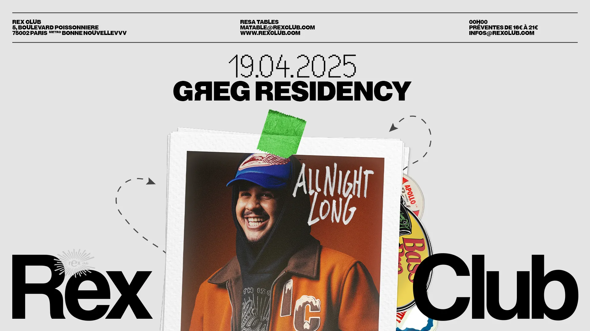 Greg Residency: Greg all night long