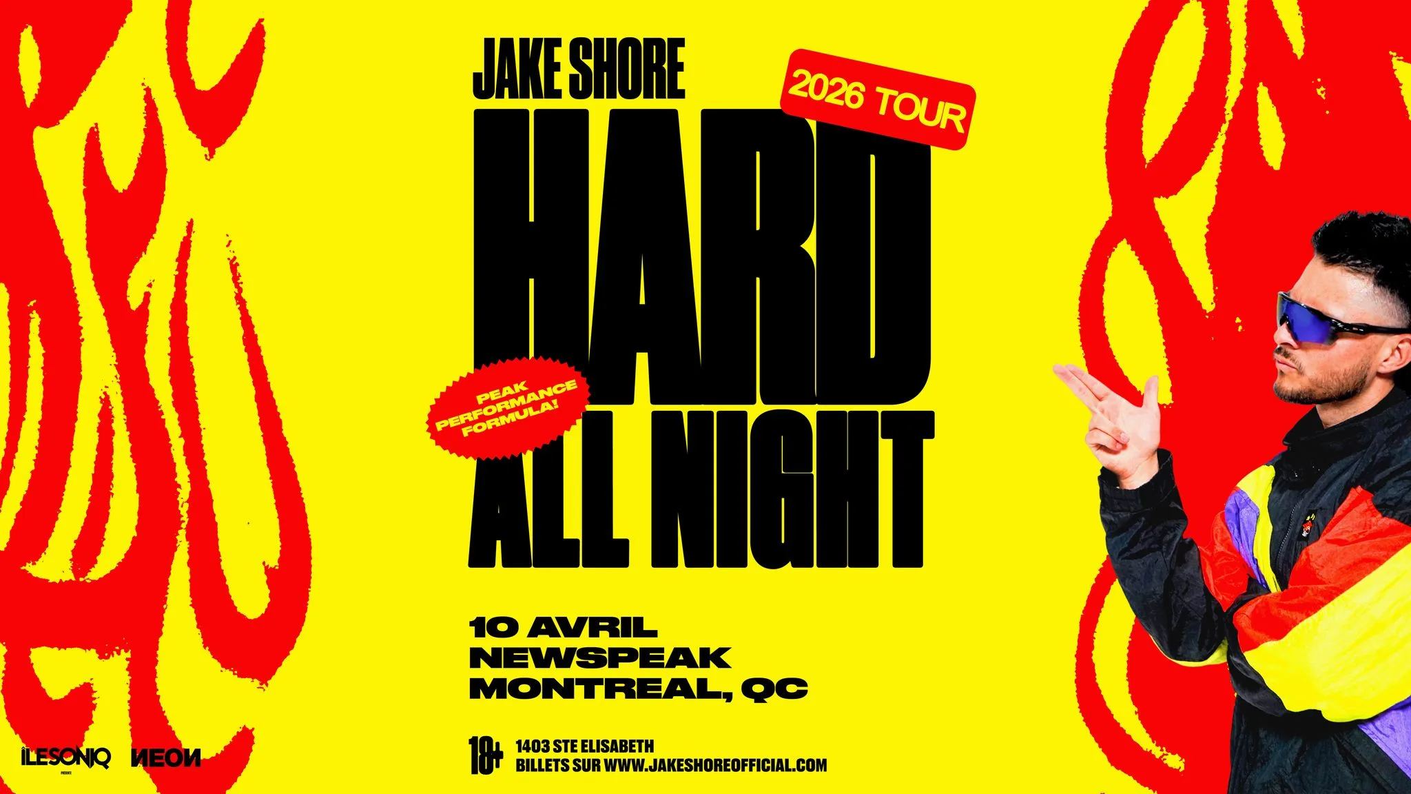 îLESONIQ présente : JAKE SHORE au Newspeak