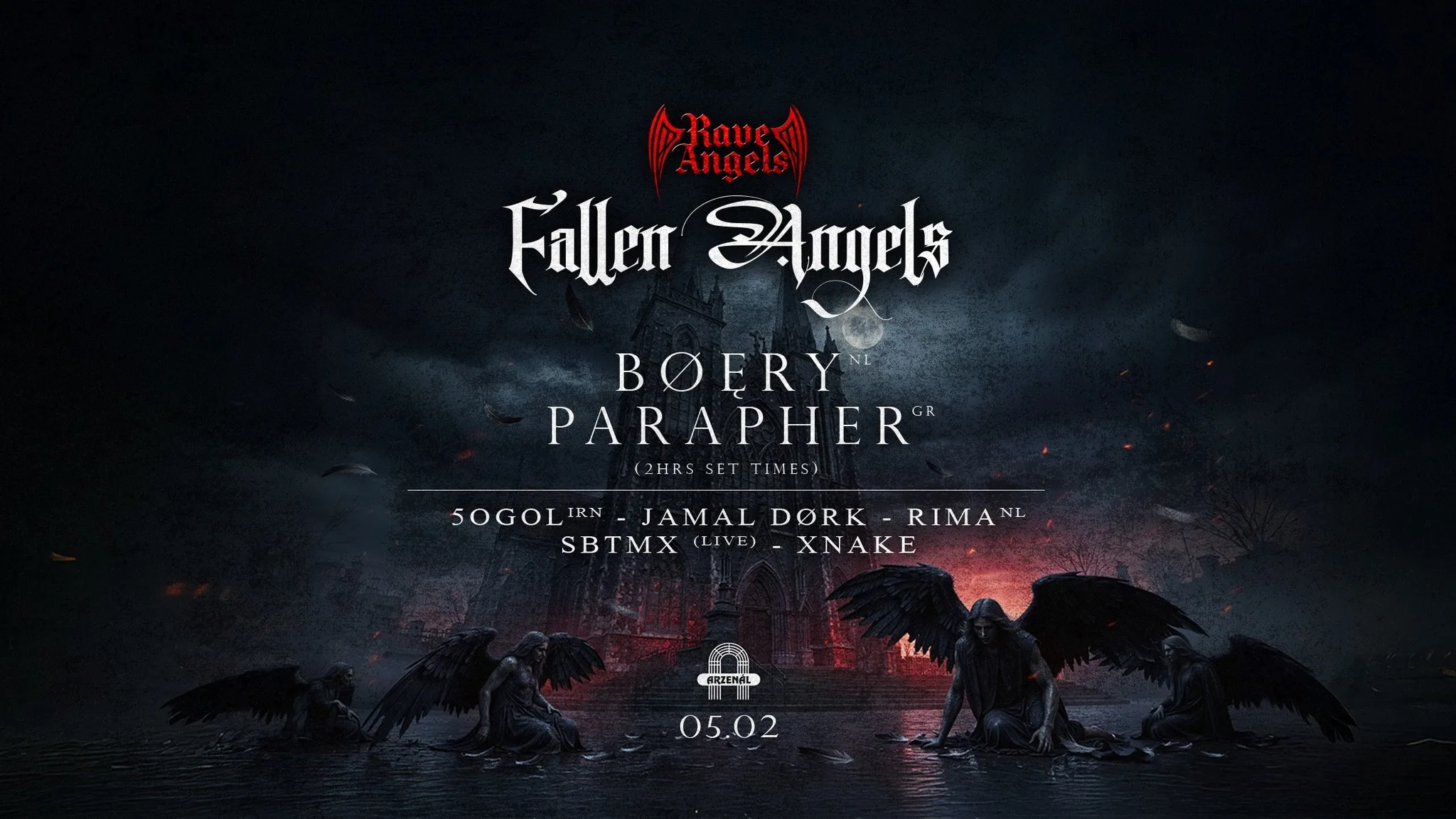 RAVE ANGELS PRESENTS: BOCHKA ✦ FALLEN ANGELS ✦ w/ BØĘRY | PARAPHER