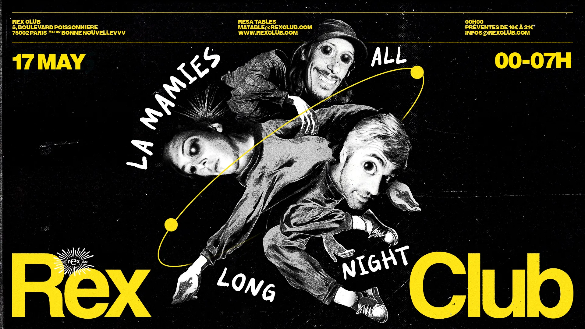 Rex Club Presents: La Mamie's all night long