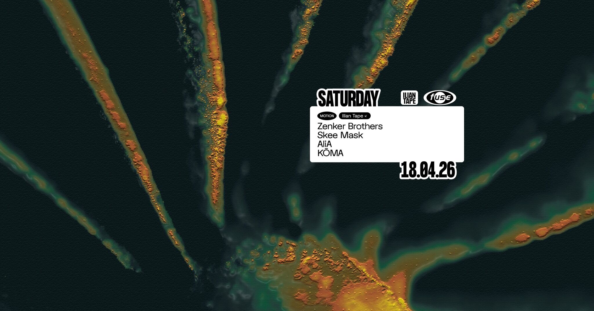 Fuse presents: Ilian Tape w/ Zenker Brothers & Skee Mask