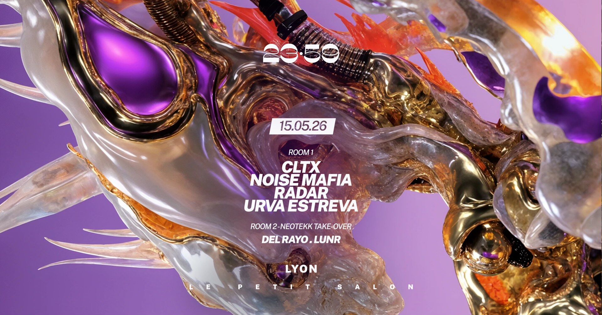 CLTX, NOISE MAFIA, RADAR, URVA ESTREVA - R2 : NEOTEKK Take-Over w/ LUNR, DEL RAYO