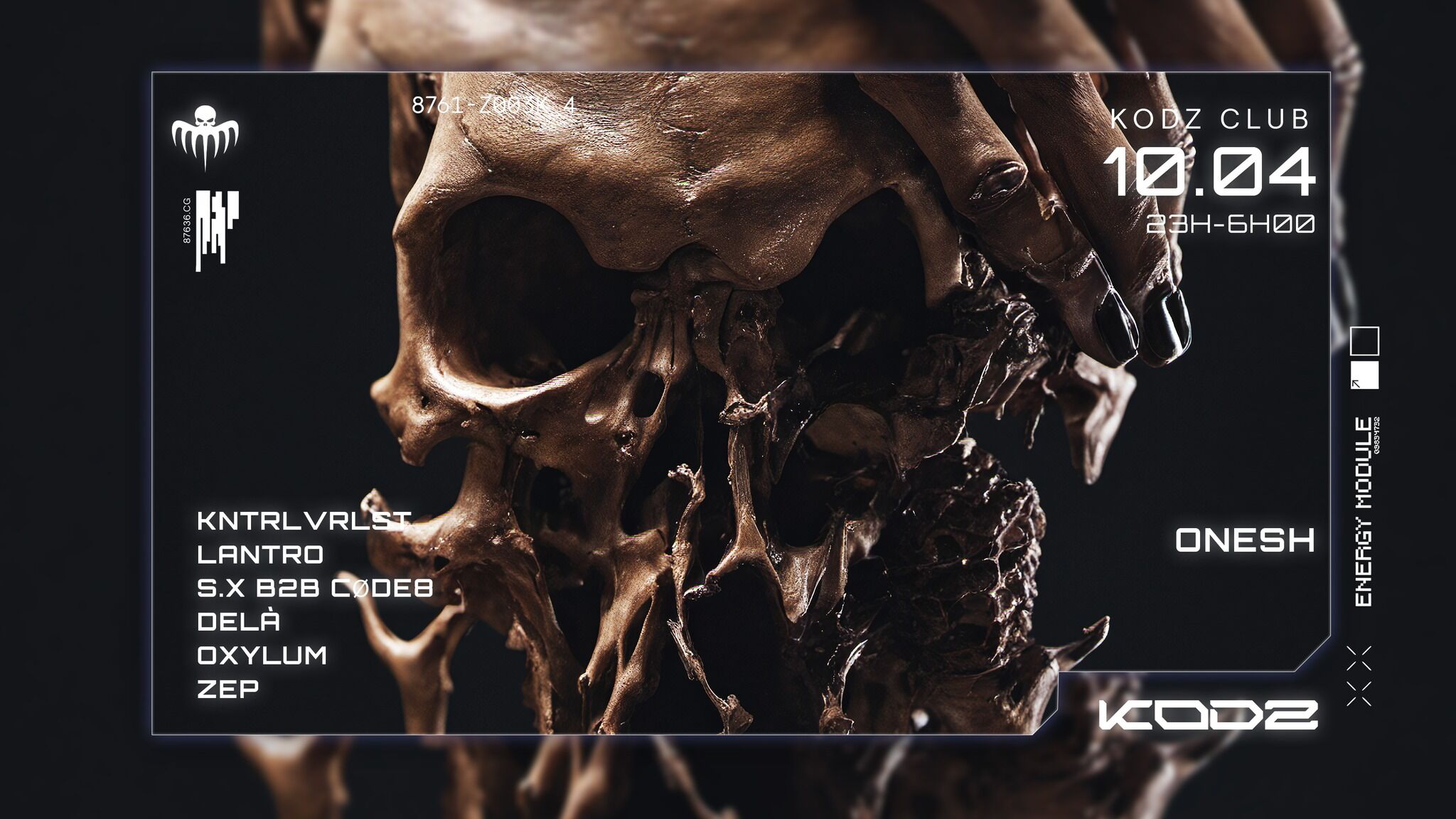 ONESH : KNTRLVRLST, LANTRO, S.X, CØDE8, DELÀ, OXYLUM & ZEP