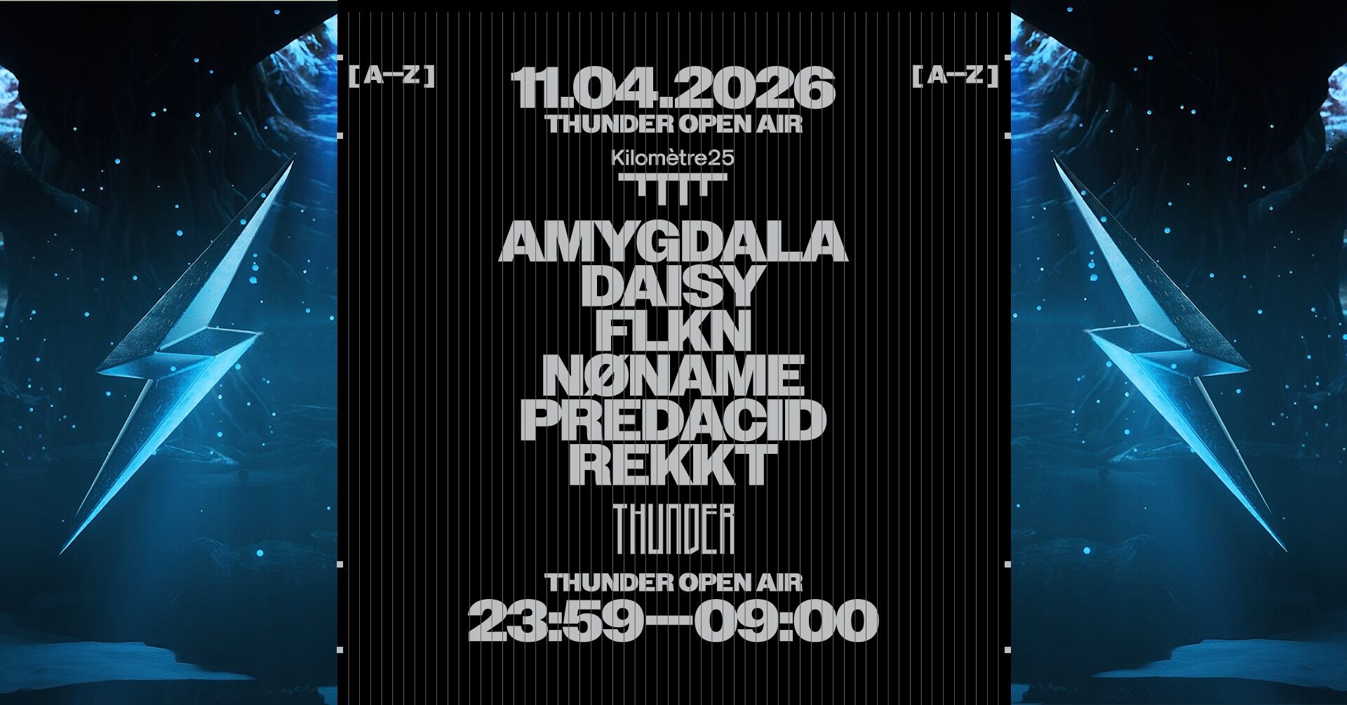 THUNDER : REKKT, FLKN, NØNAME, AMYGDALA, DAISY