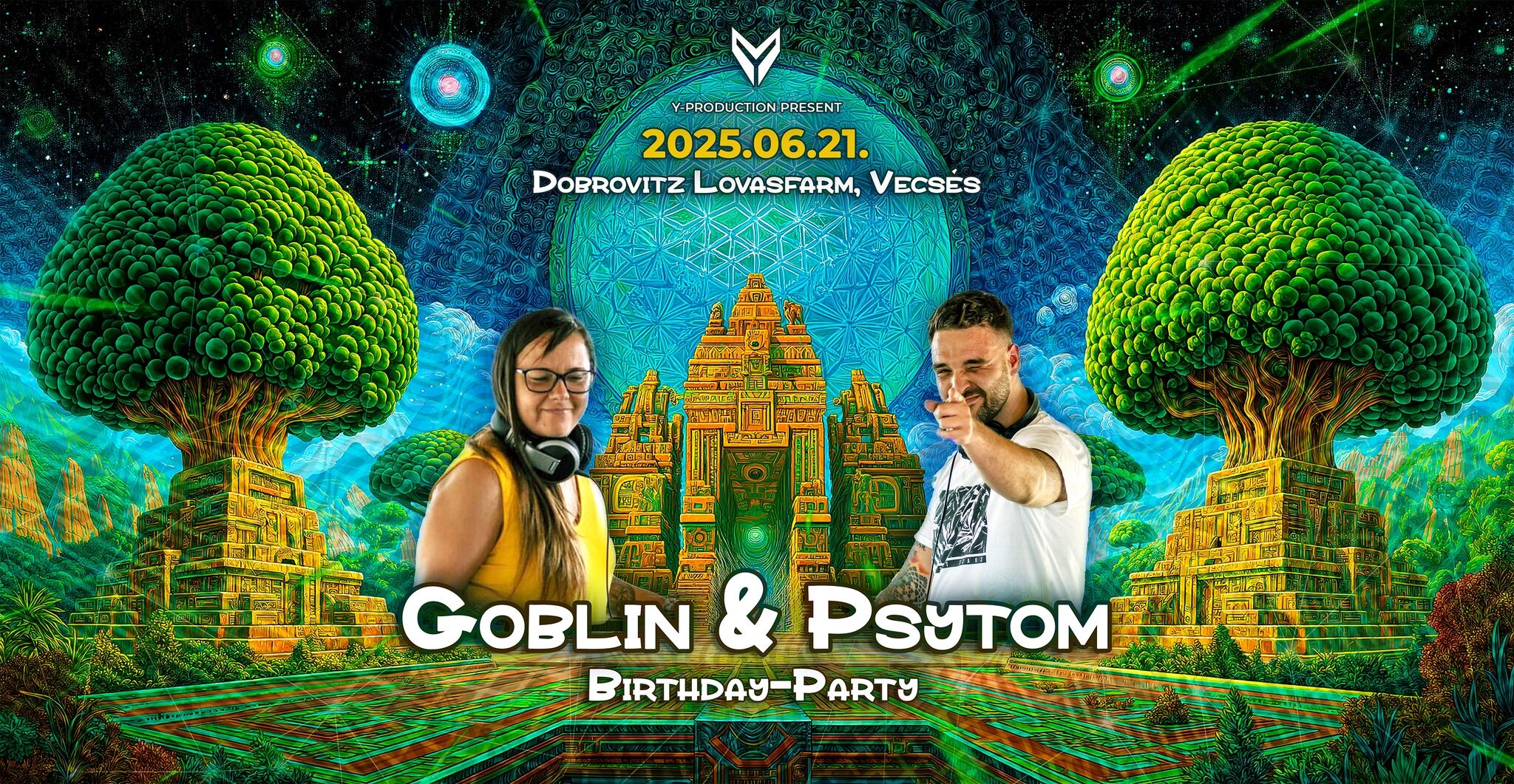 Goblin & Psytom Psychedelic Birthday