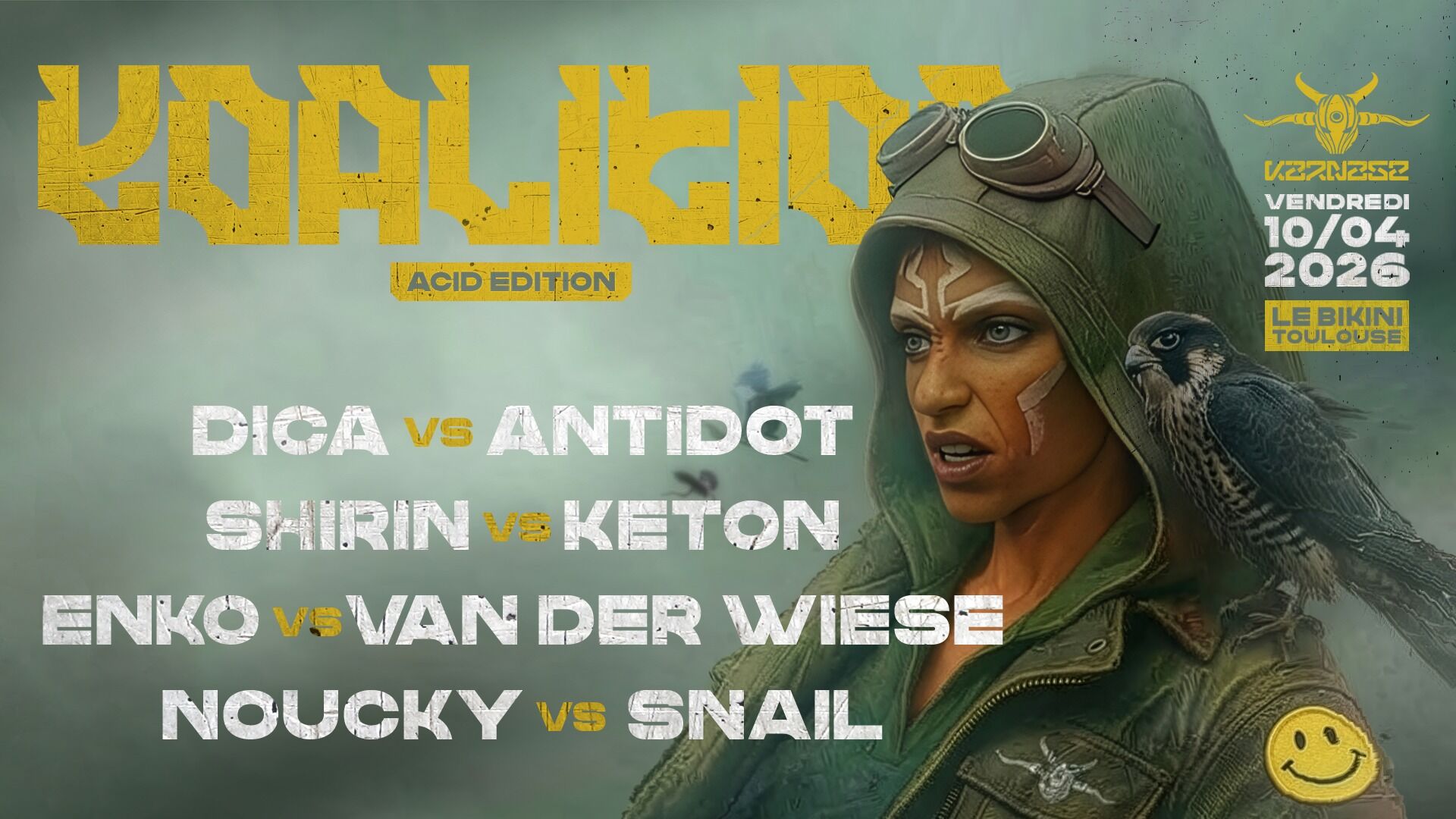 KOALITION ACID W/Dica, Antidot, Shirin, Keton, Enko, Van der Wiese, Noucky, Snail