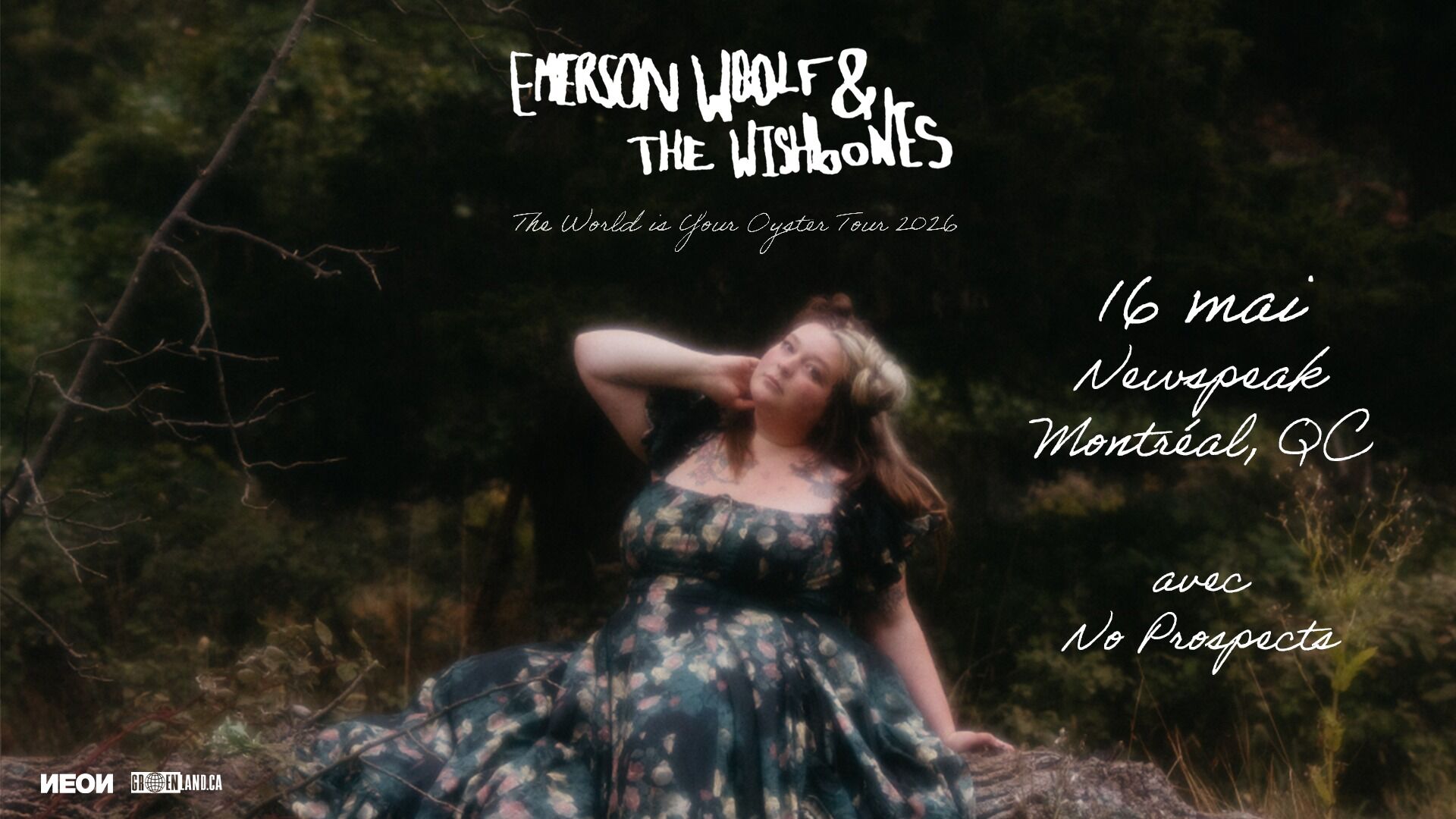 EMERSON WOOLF & THE WISHBONES au Newspeak