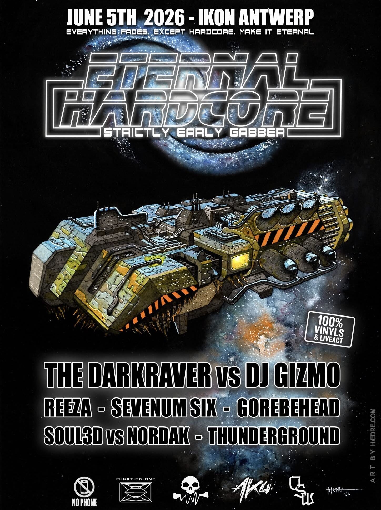 ETERNAL HARDCORE - First Edtion W/ The Darkraver vs DJ Gizmo & more