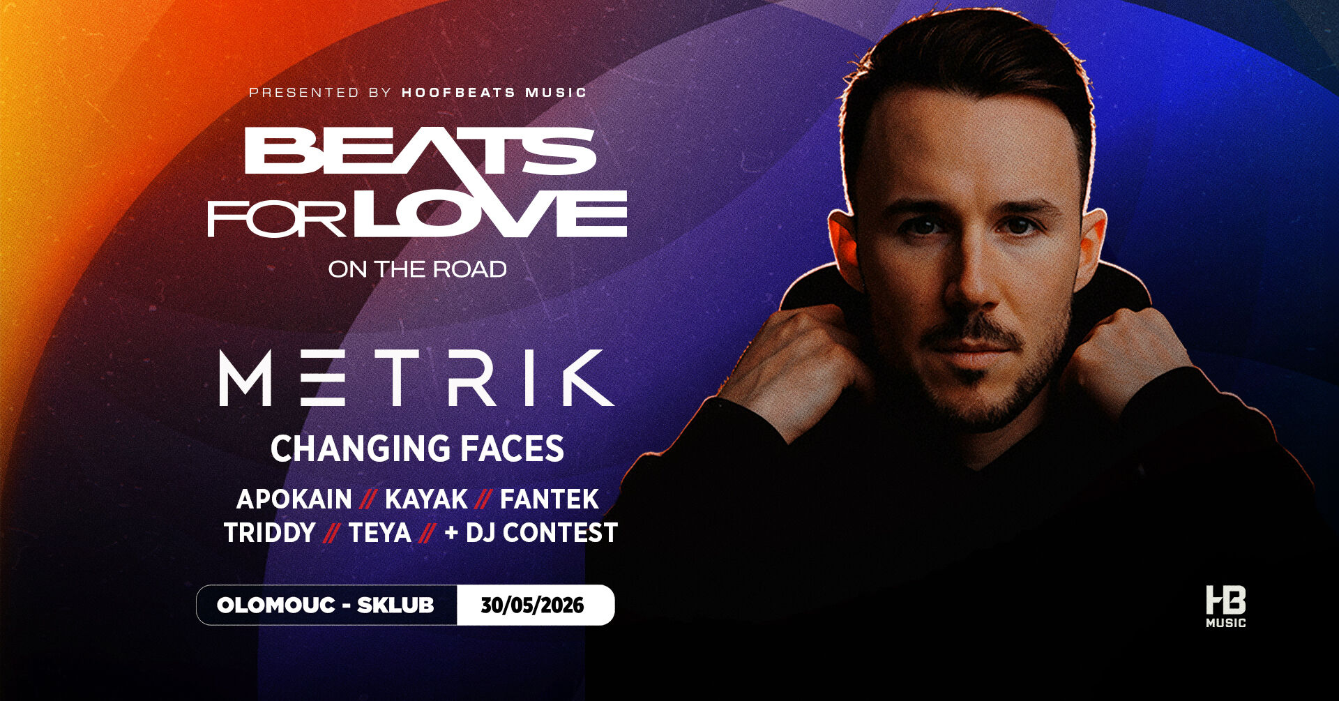 BEATS FOR LOVE: ON THE ROAD ♡ w/ Metrik | Olomouc – Sklub