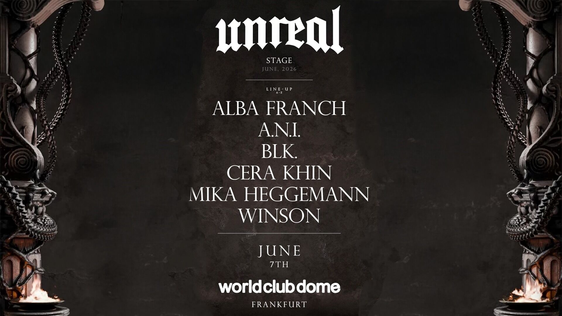 UNREAL stage at WORLD CLUB DOME - Sunday