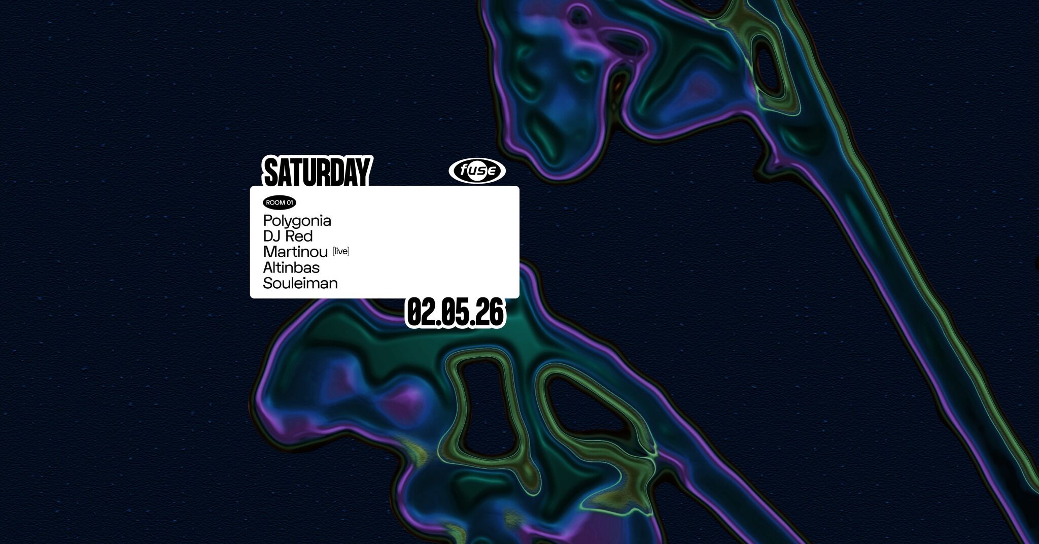 Fuse presents: Polygonia, DJ Red & Martinou (live)