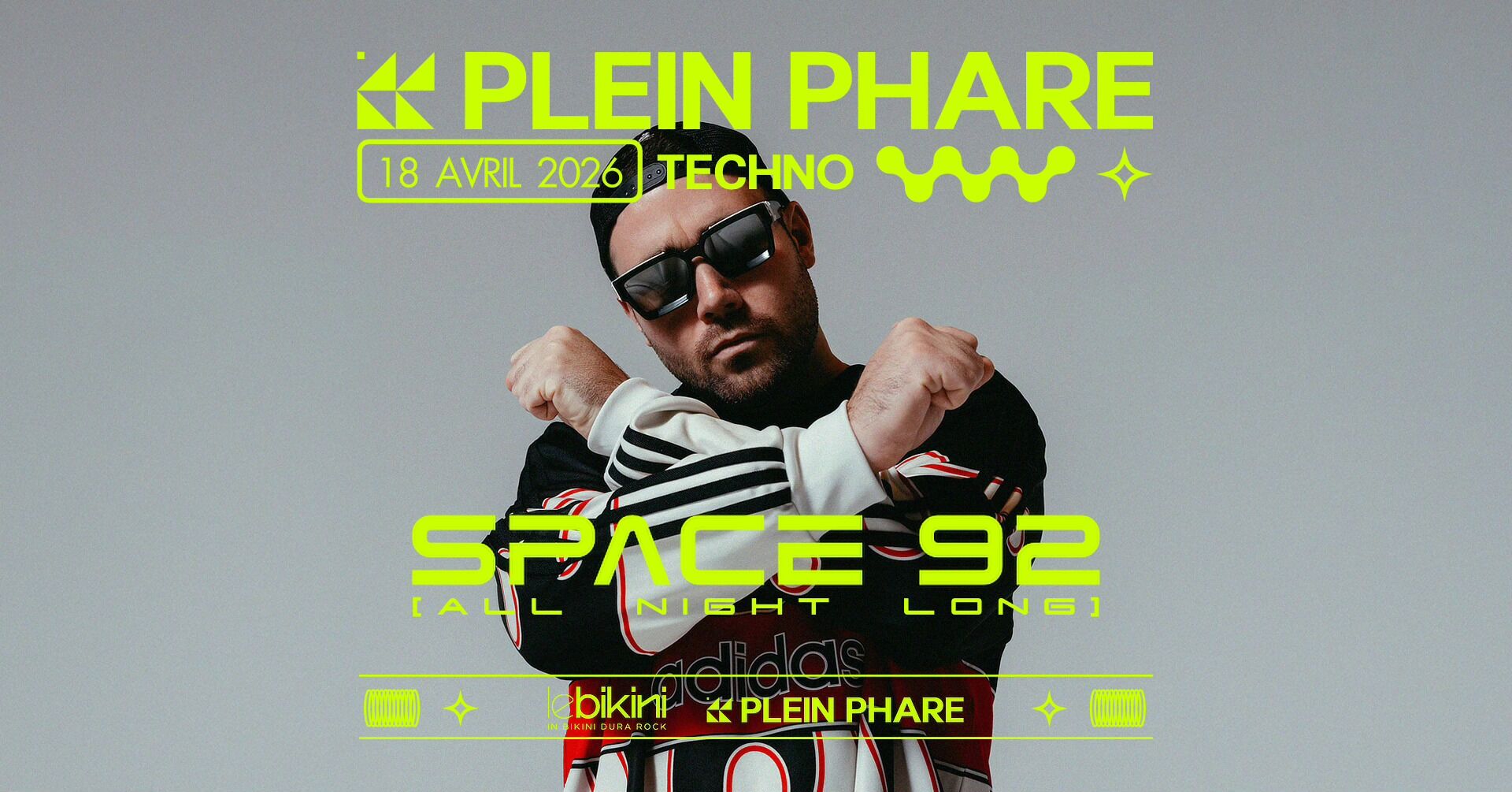 SPACE 92 'ALL NIGHT LONG' - SCÈNE 360° - PLEIN PHARE x LE BIKINI