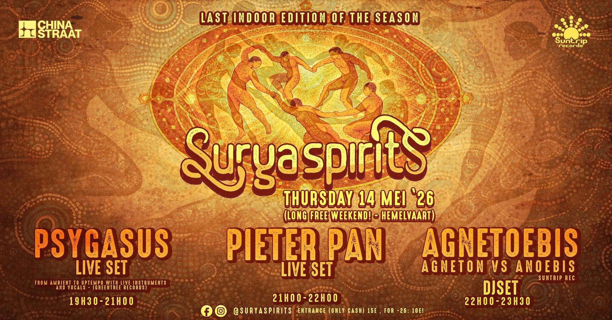Surya Spirits - Last wild Thursday trance & Dance (14th of may)