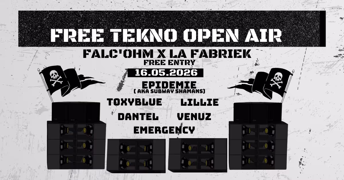 Free TeKno | Falc'ohm x Circle Park x La Fabriek