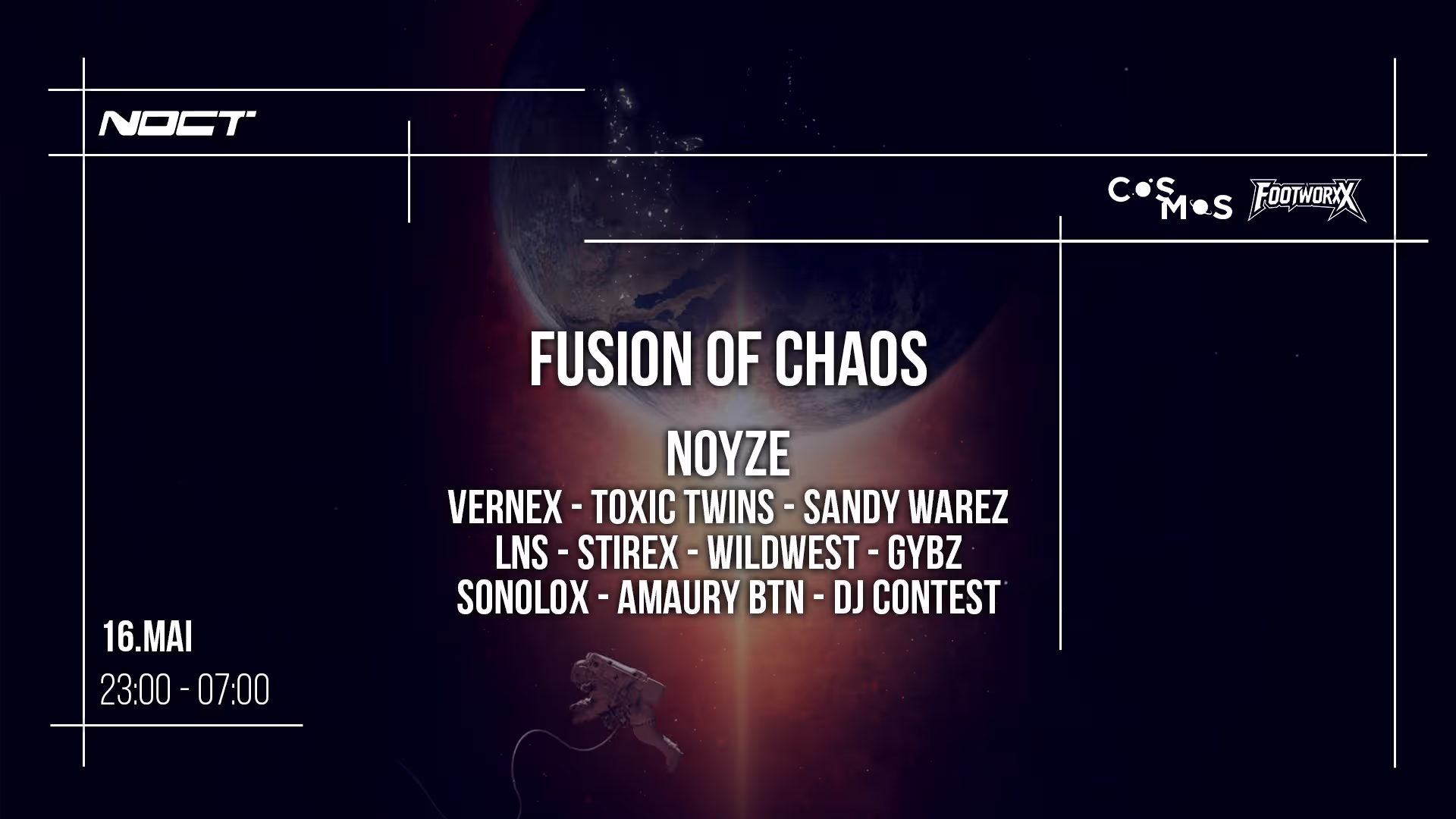 FOOTWORXX & COSMOS : NOYSE - VERNEX - TOXIC TWINS & More