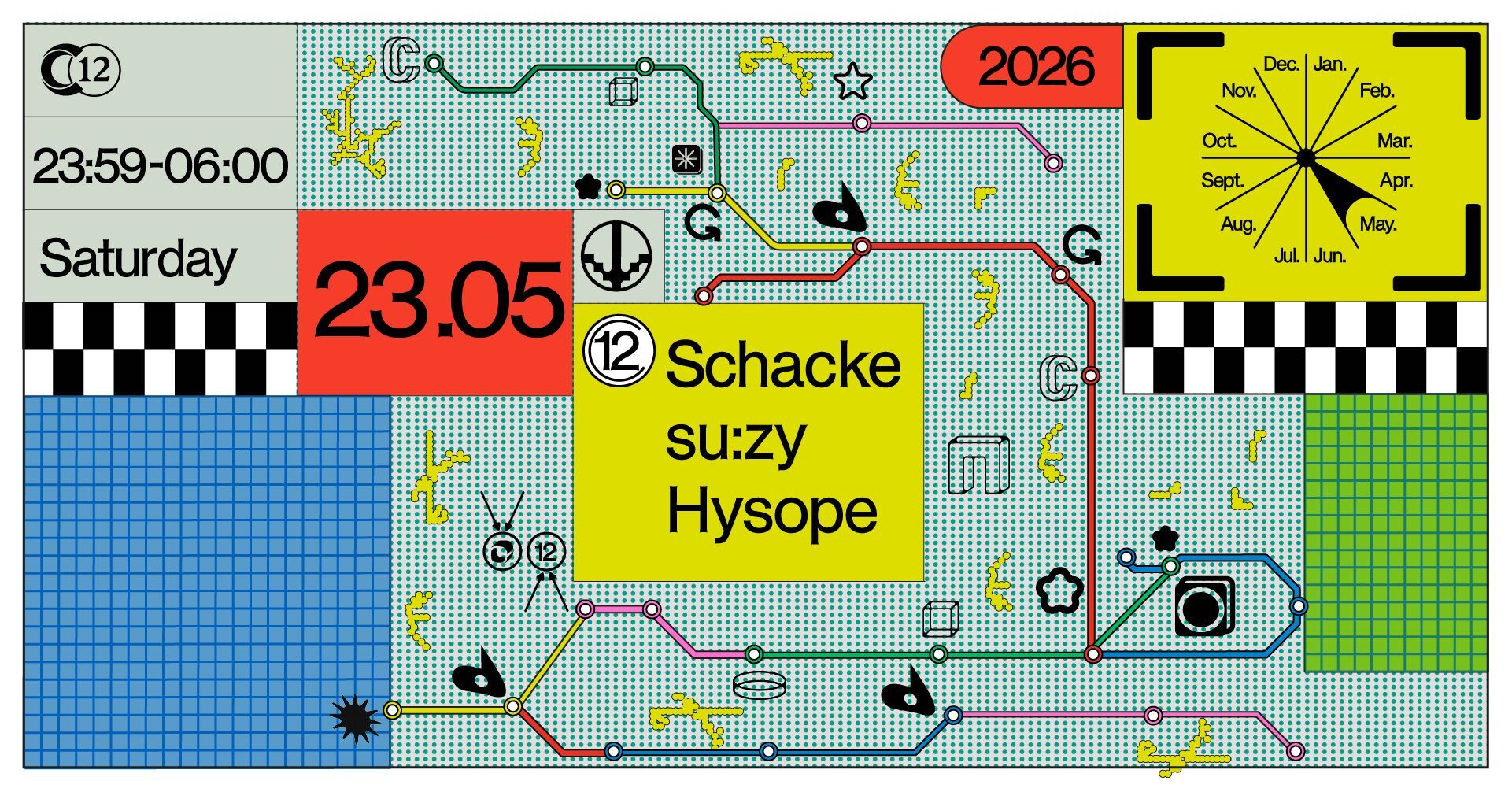 C12 Nite w/ Schacke, su:zy, Hysope