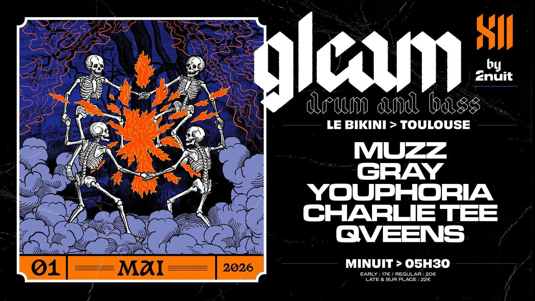 GLEAM XII w/ MUZZ, GRAY, YOUPHORIA • Le Bikini