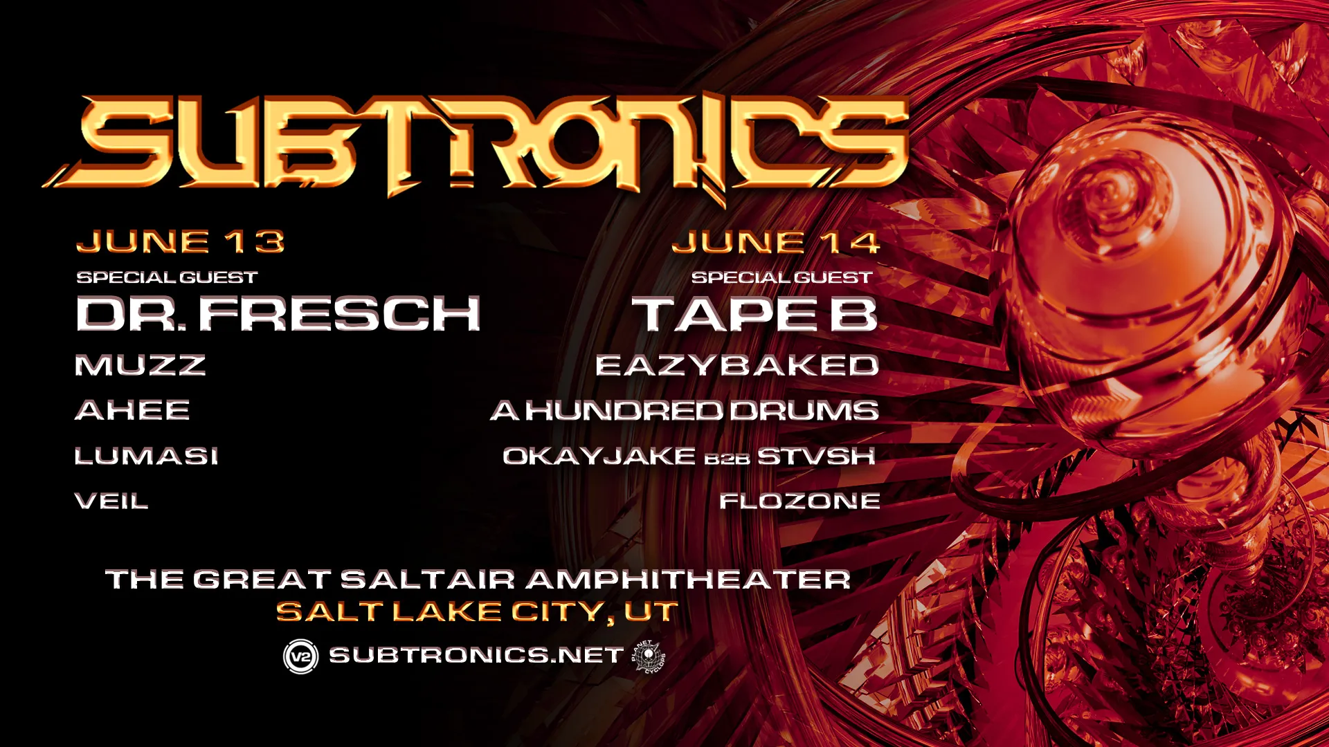 Subtronics at The Saltair Amphitheater
