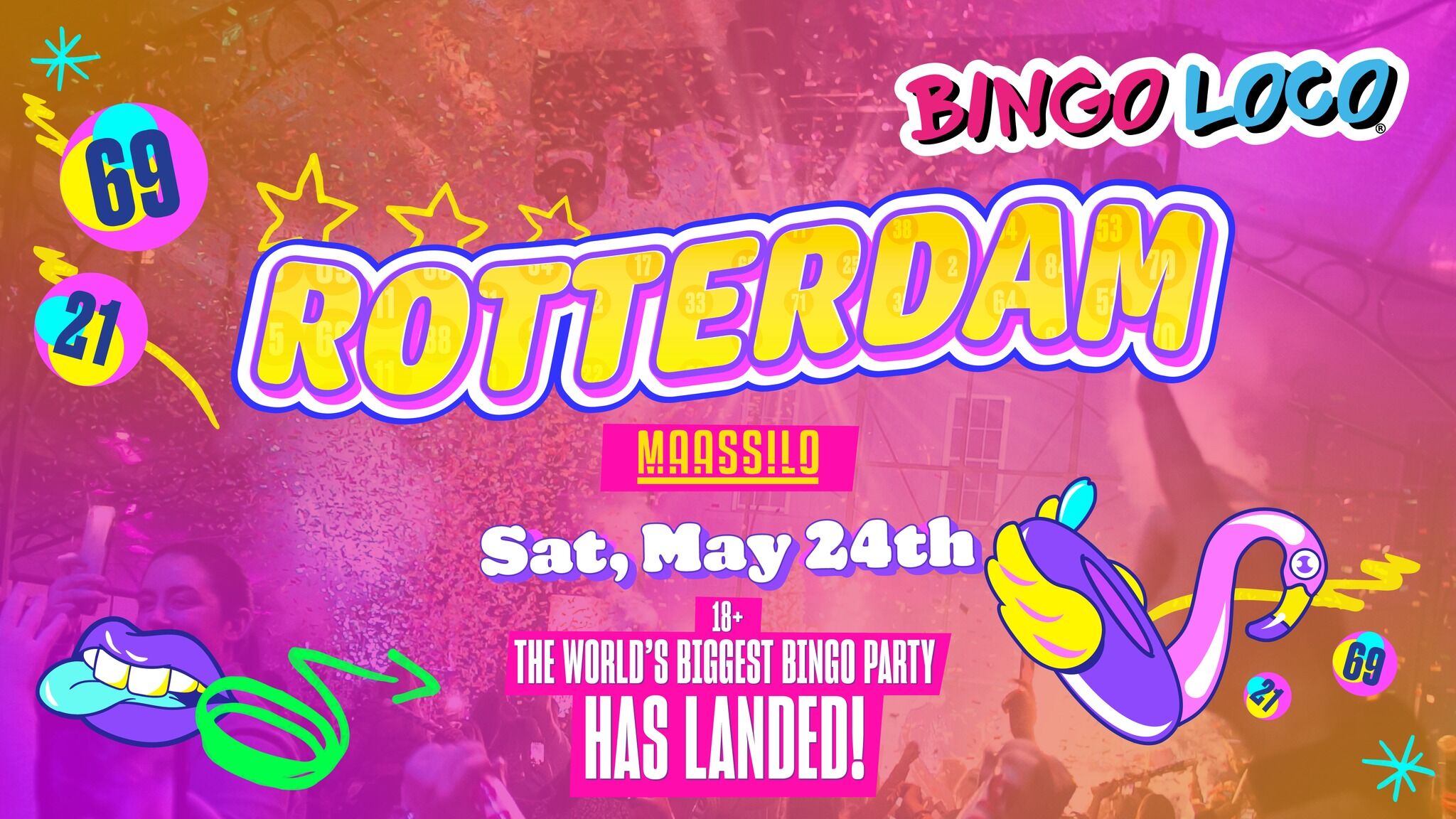 Bingo Loco - Maassilo, Rotterdam - Saturday 24th May 2025