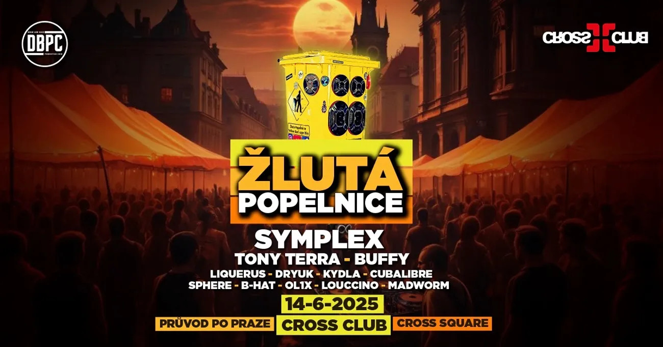 ŽLUTÁ POPELNICE V PRAZE 💛