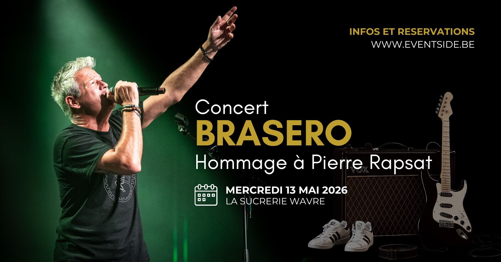 Brasero plays PIERRE Rapsat - La Sucrerie Wavre