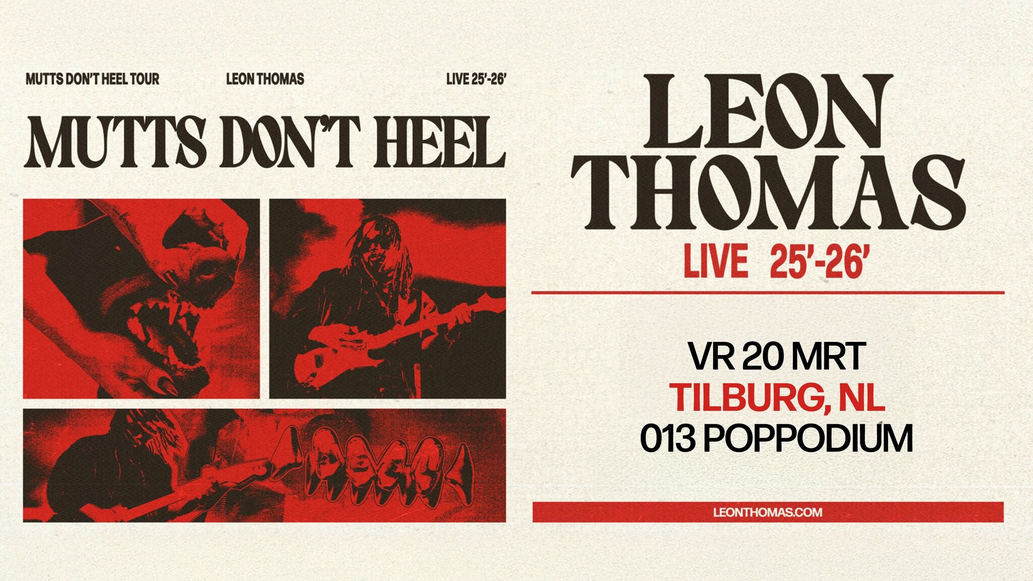 Leon Thomas (uitverkocht) // 013 Tilburg