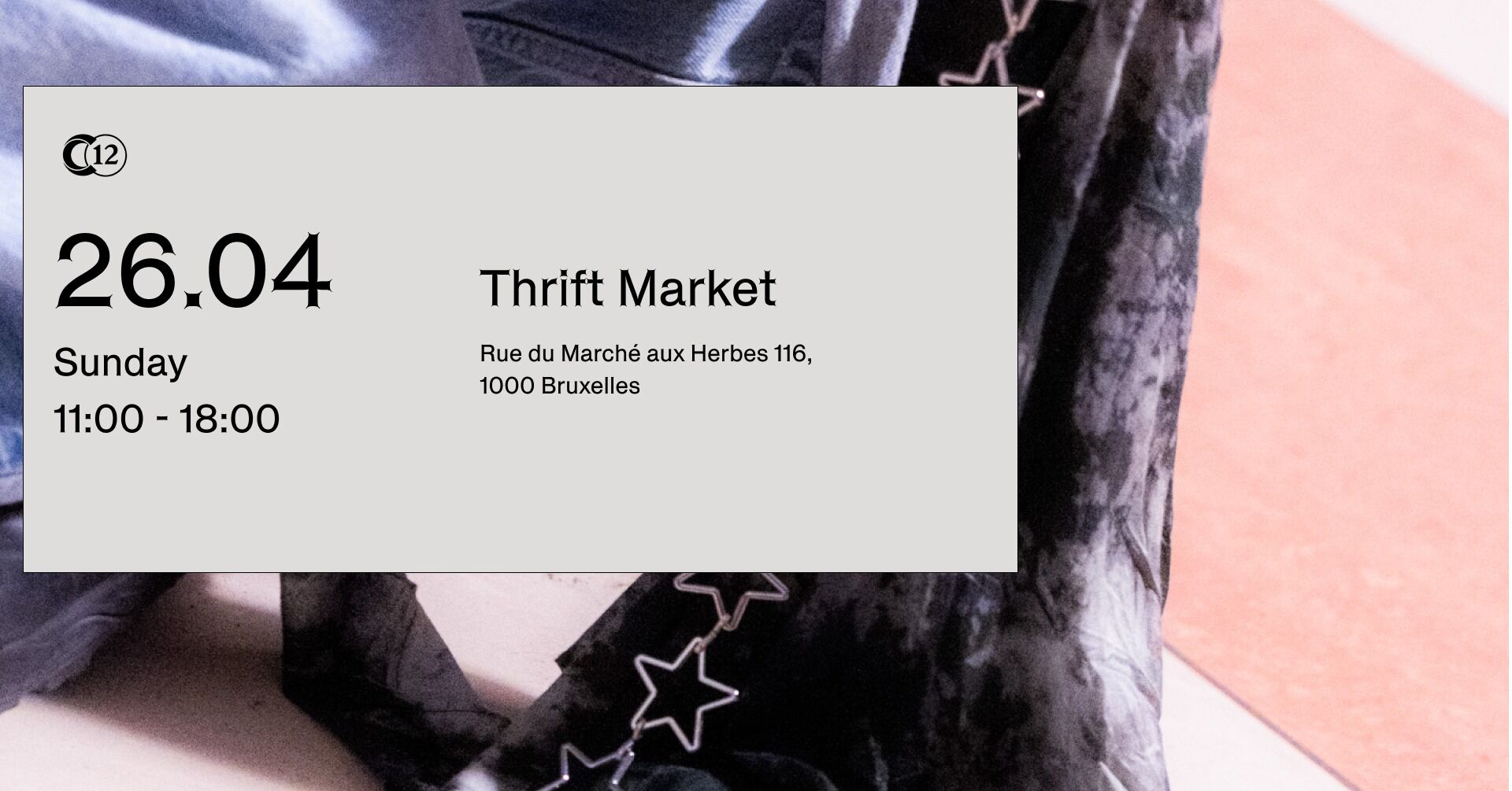 Sunday Thrift Market at C12