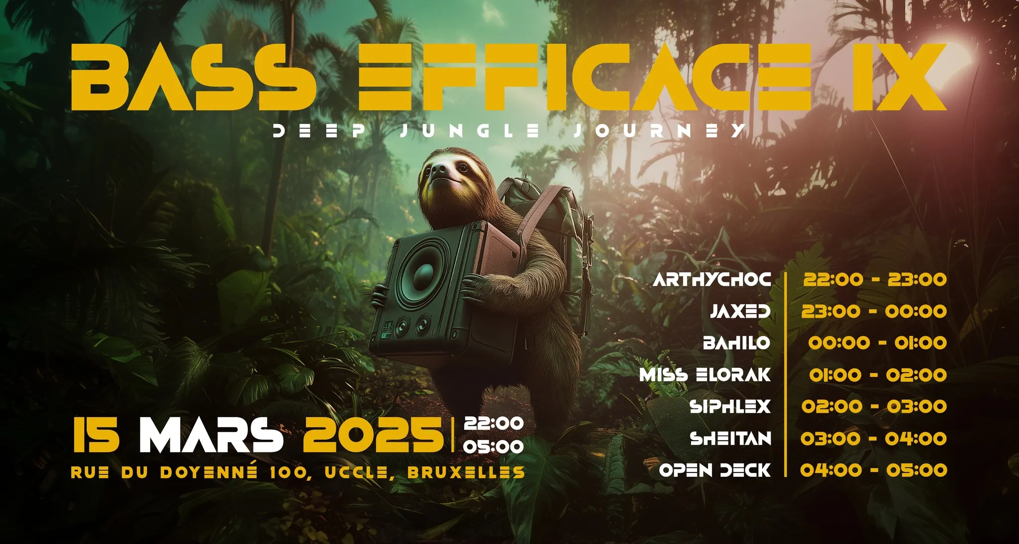 BASS EFFICACE IX: Deep Jungle Journey