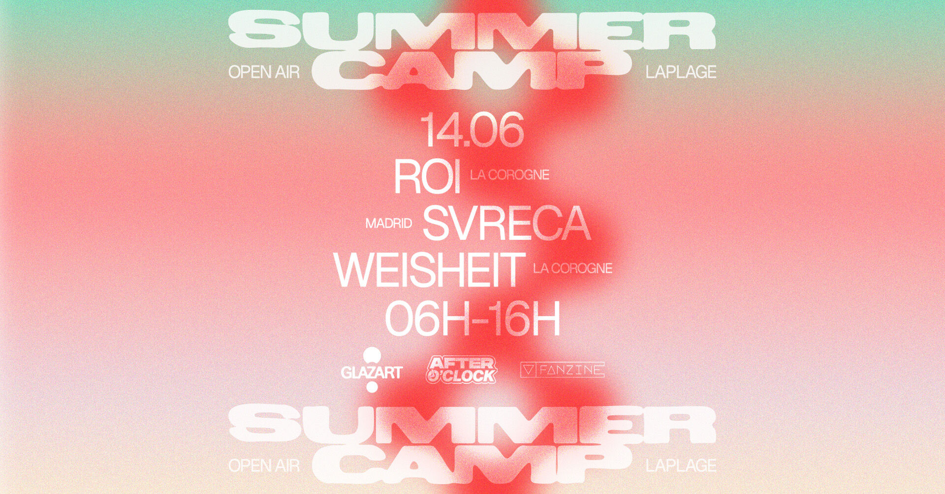 After O'clock X La Plage Open Air X Fanzine : Svreca, ROI, Weisheit