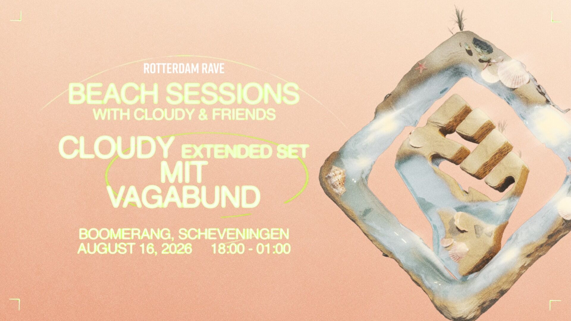 Rotterdam Rave Beach Sessions with Cloudy & friends
