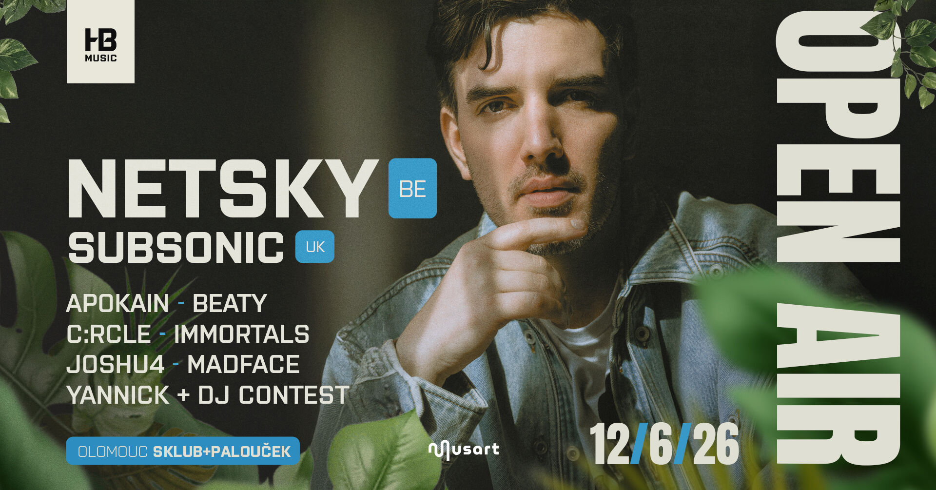 Hoofbeats Open Air 2026 w/ Netsky (BE) & Subsonic (UK)