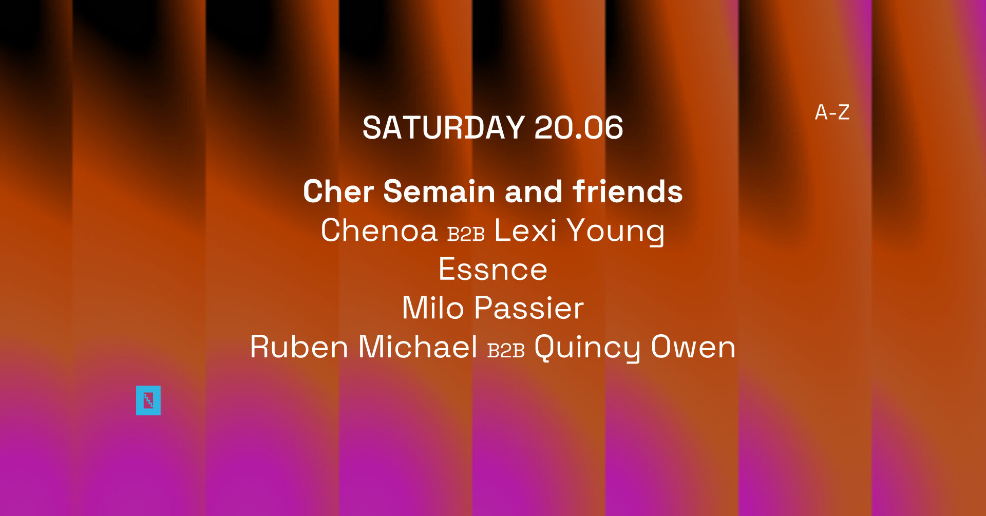 TOFFLER Presents Cher Semain and friends