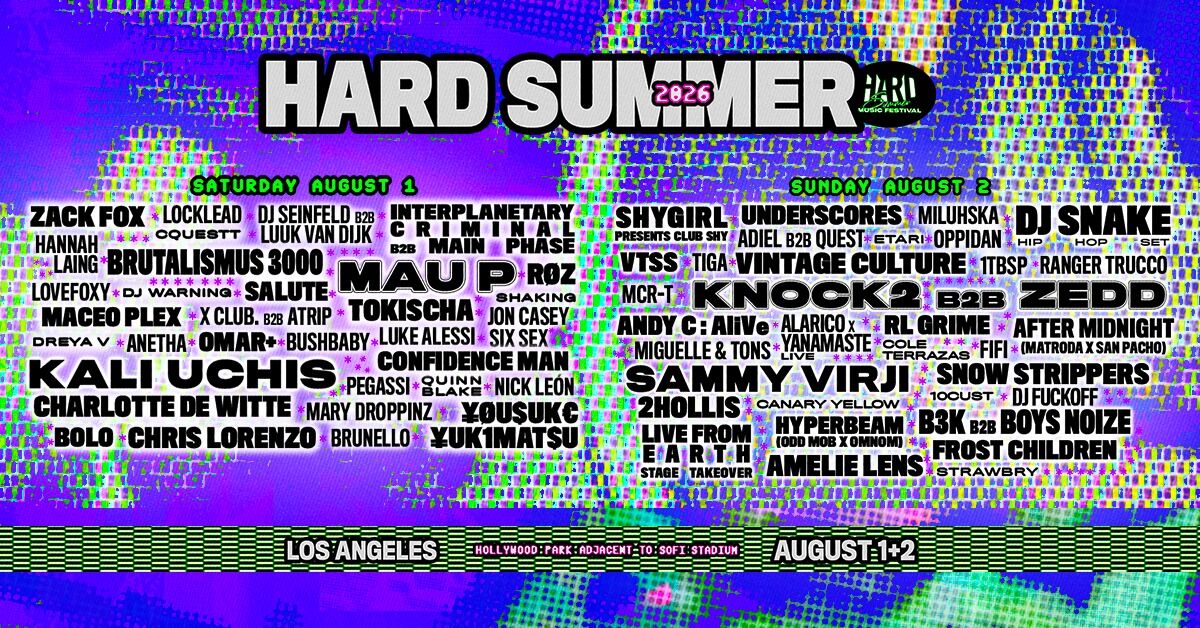 HARD Summer 2026