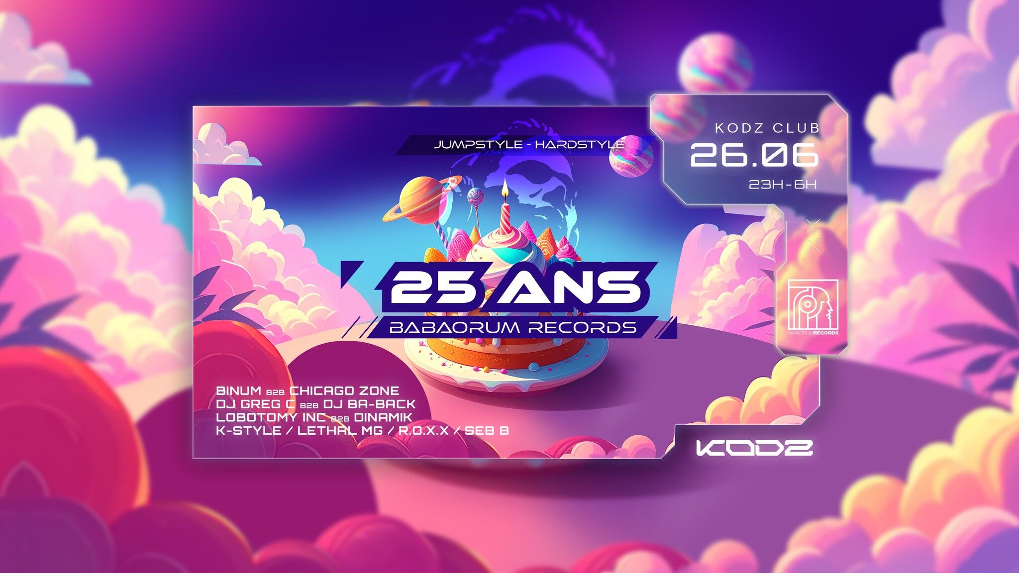 KODZ X BABAORUM RECORDS ANNIVERSAIRE 25 ANS