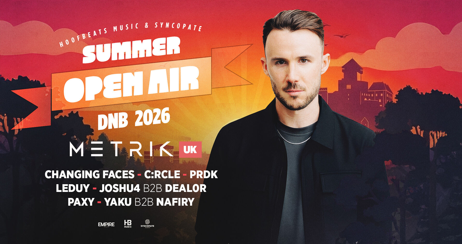 Summer DNB Open Air w/ METRIK (UK) | 18.7.2026 ELEMENTS TRENČÍN