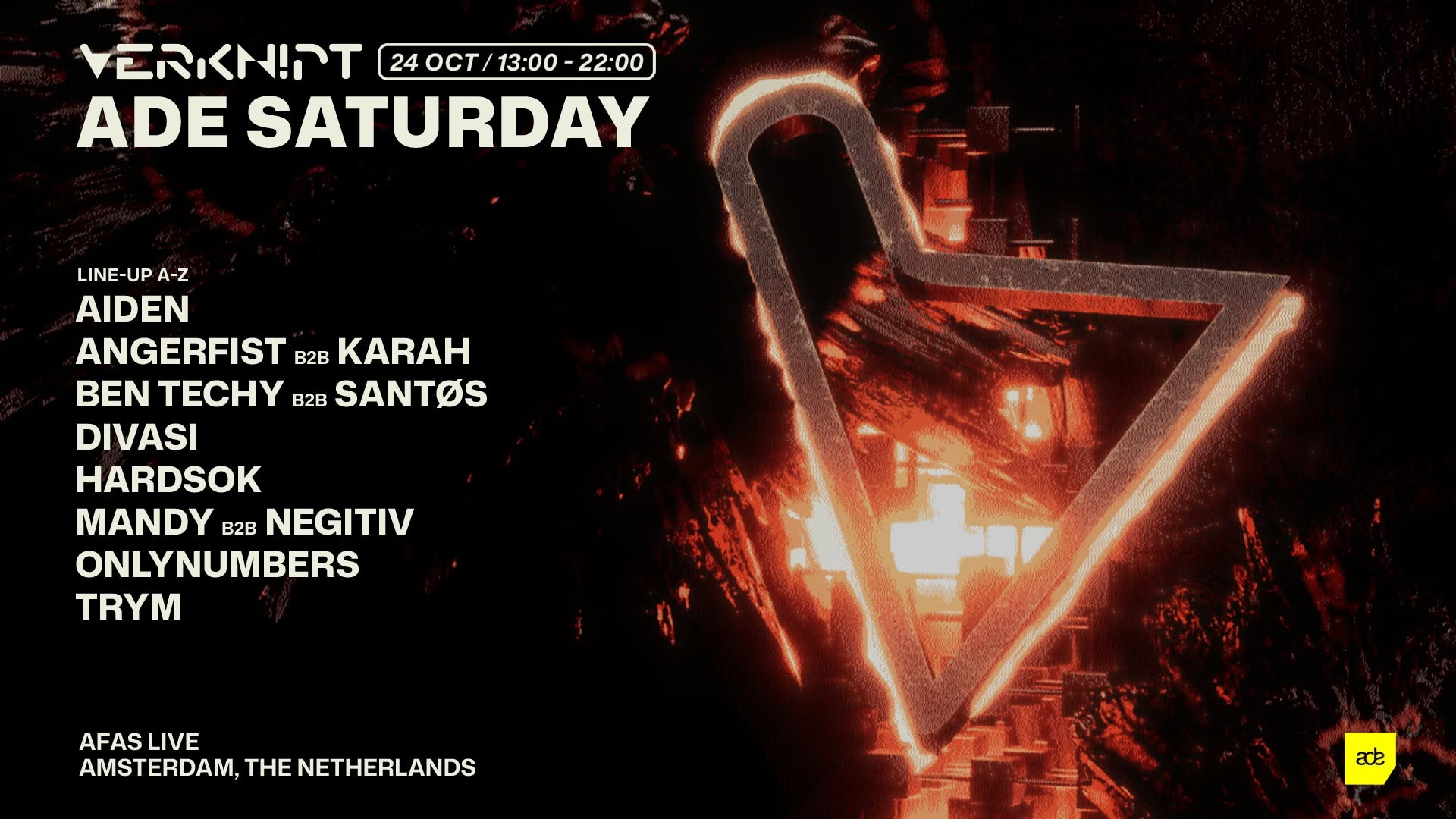 Verknipt ADE Special Saturday - 24 October
