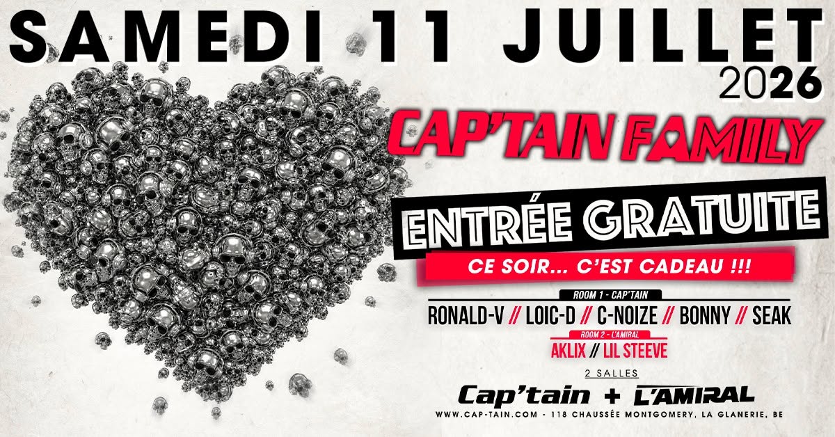 Cap'tain Family (Entrée Gratuite) - Samedi 11 Juillet 2026
