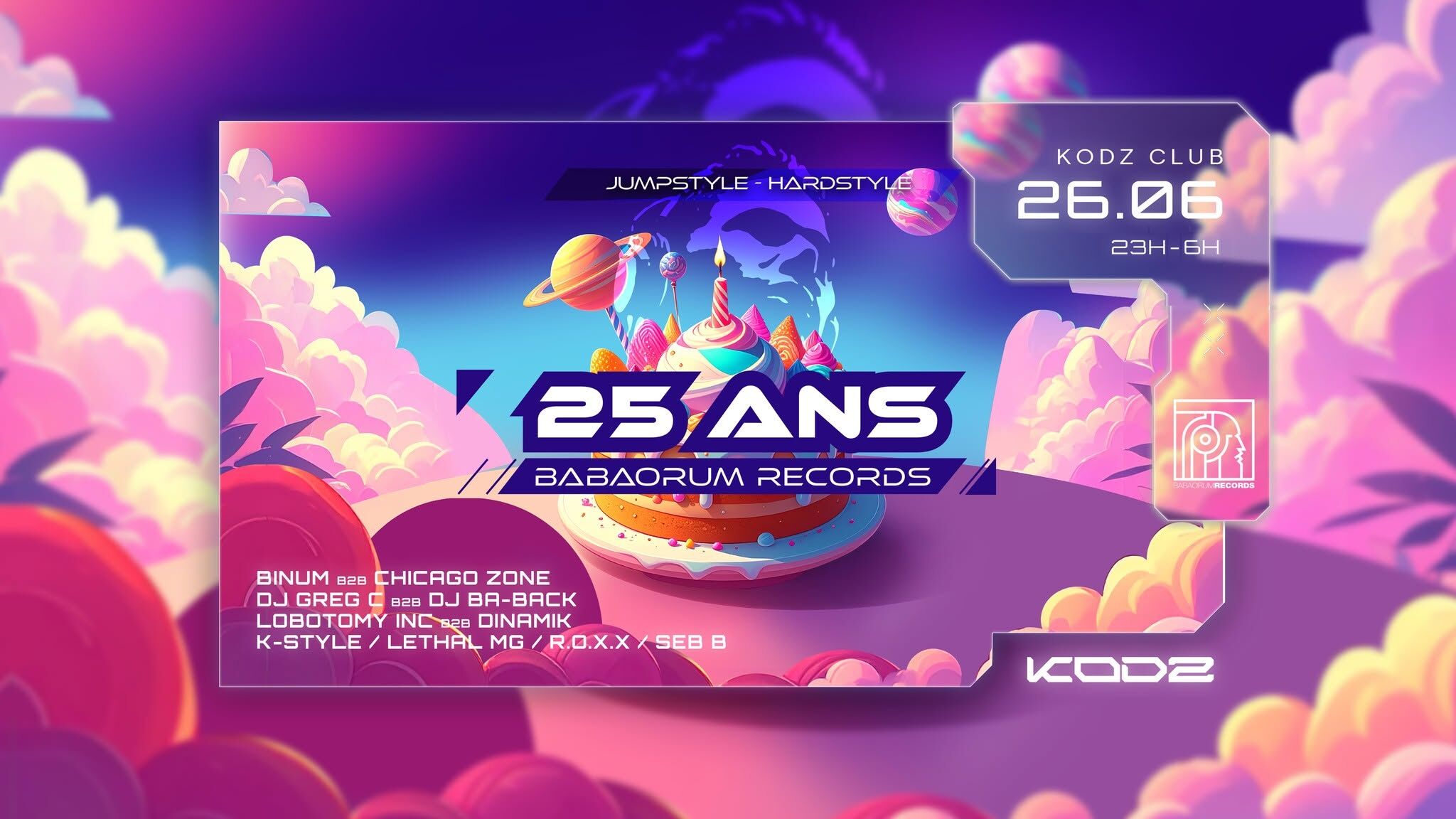 BABAORUM 25 YEARS x KODZ CLUB