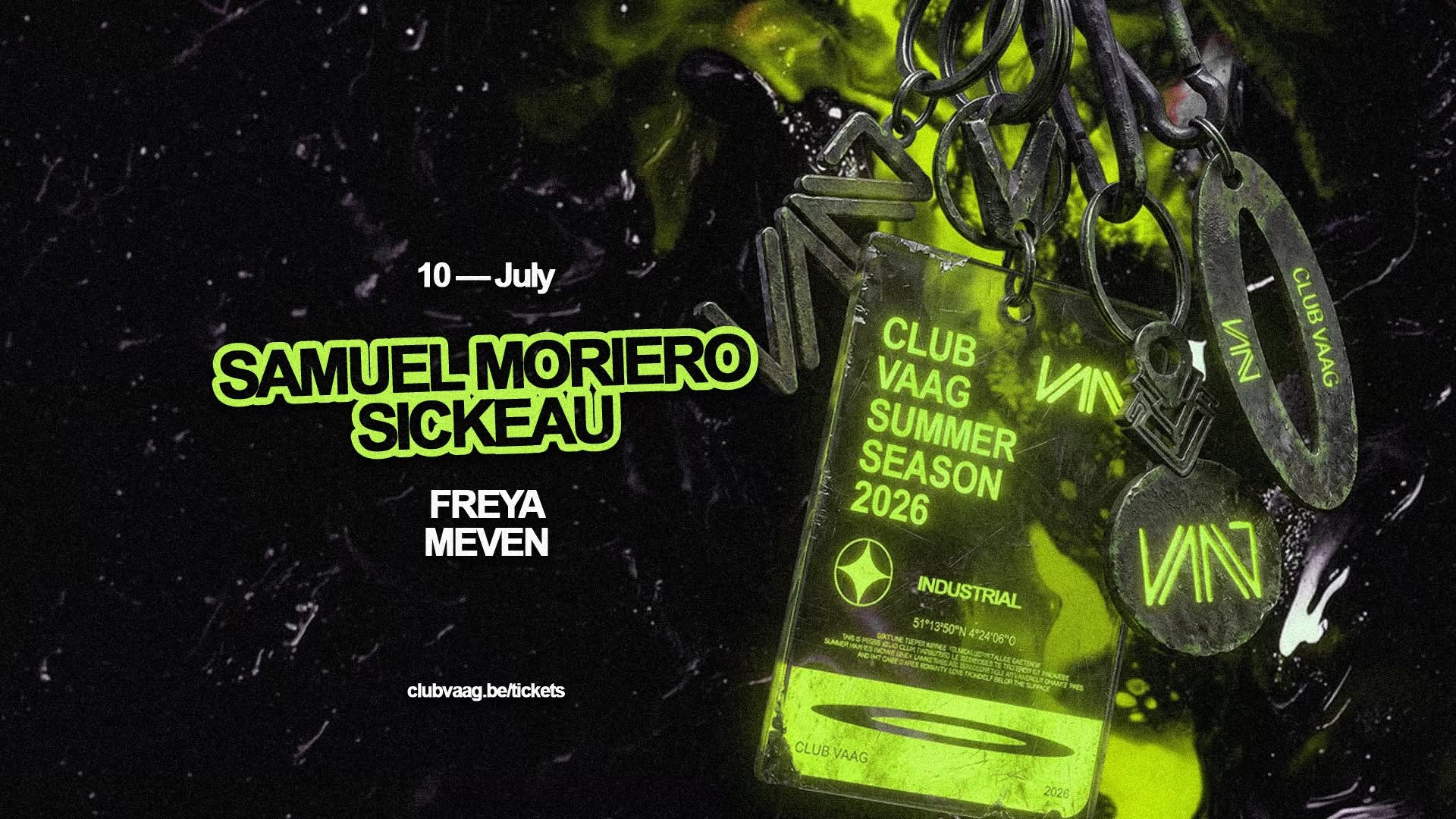 Club Vaag invites SAMUEL MORIERO & SICKEAU