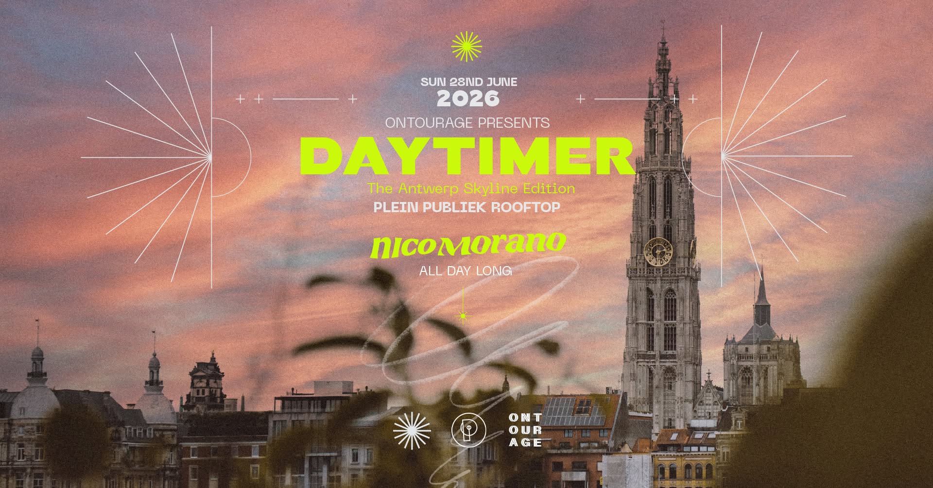 DAYTIMER - Nico Morano ALL DAY LONG - Plein Publiek Rooftop