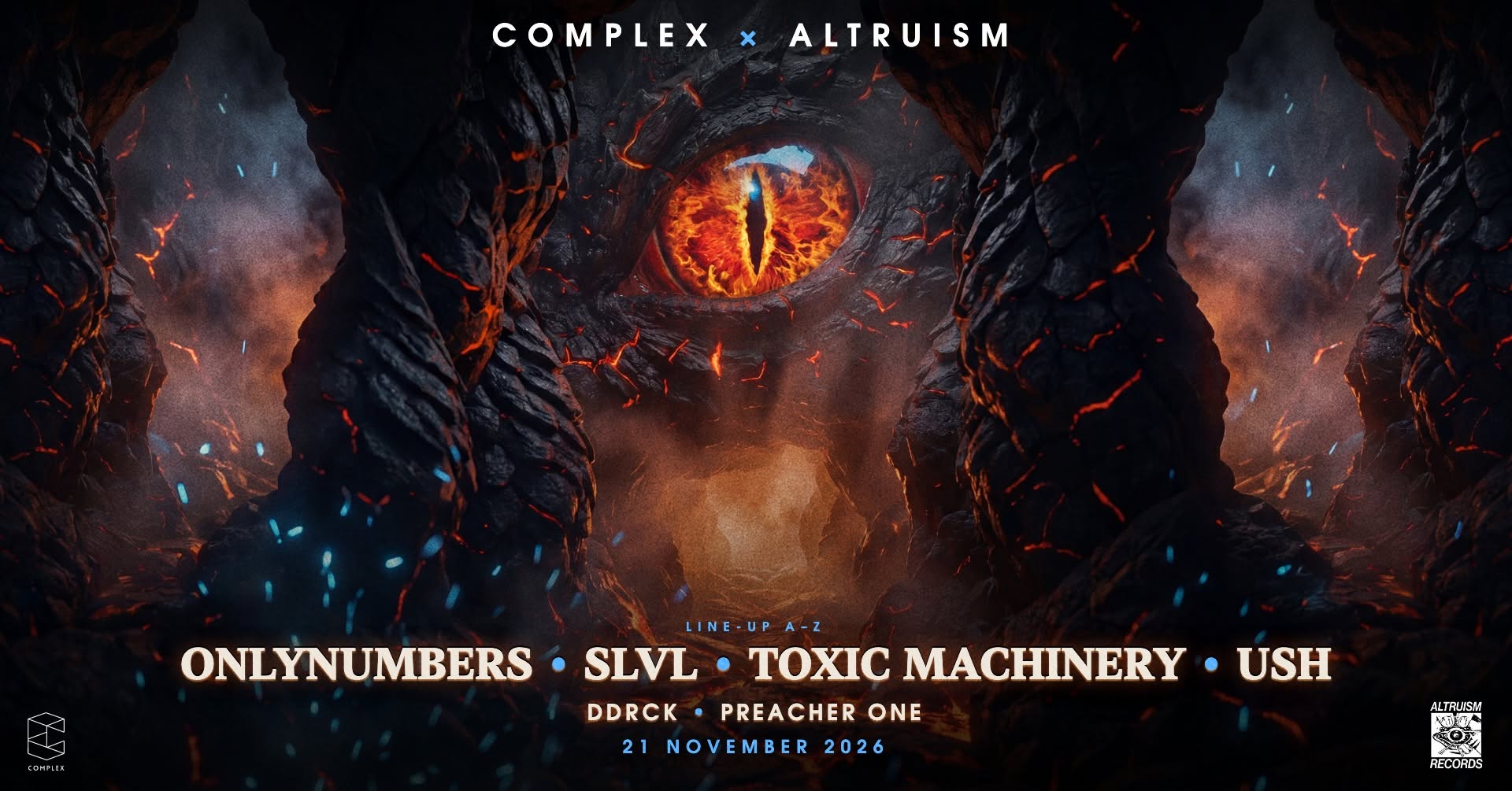 Altruism Label Night with Onlynumbers / Toxic Machinery / SLVL / USH & more