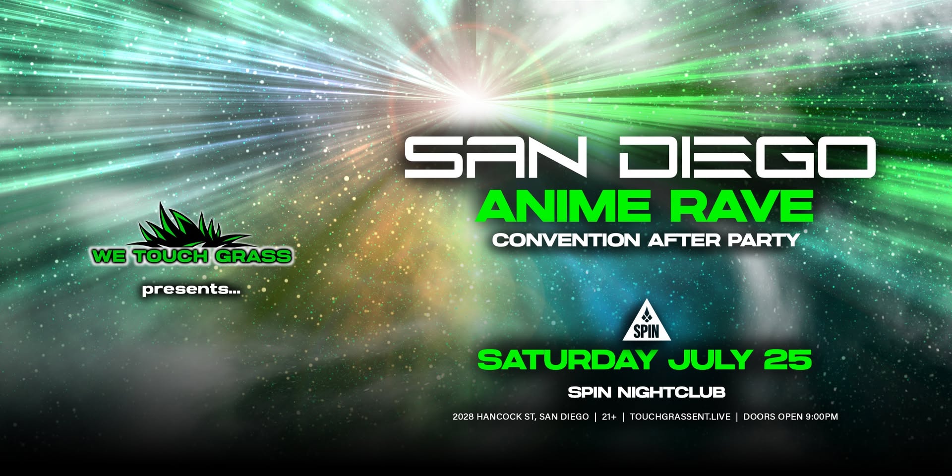 #WeTouchGrass presents: San Diego Anime Rave
