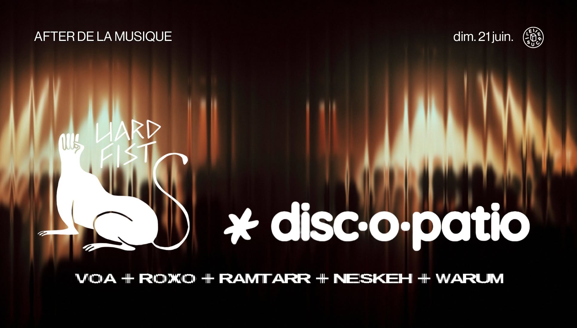 After de la musique : disc.o.patio VS Hard Fist
