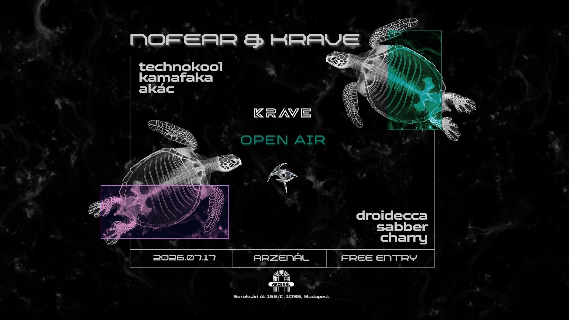 KRave x NoFear Open-Air @ Arzenal (Ingyenes / Free)