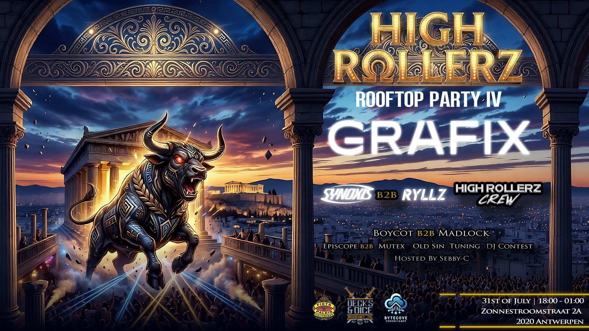 High Rollerz: Drum&bass rooftop party IV
